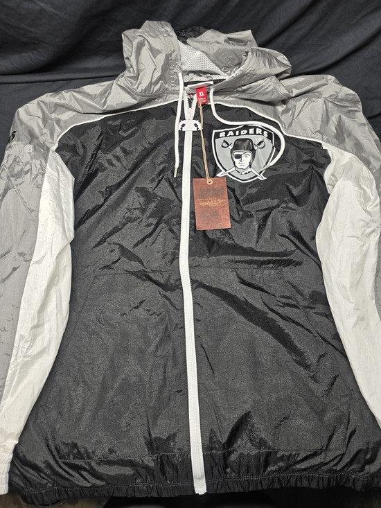 Mitchell & Ness Jackets & Blazers - NFL Riders by Lee Women's Black & Gray Windbreaker Jacket